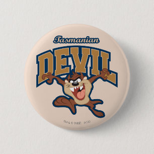 TAZ™ Tasmanian Devil Patch 2 Inch Round Button