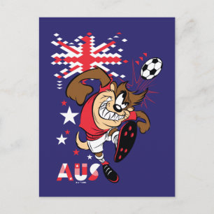 TAZ™ Team Australia Soccer Graphic Postcard