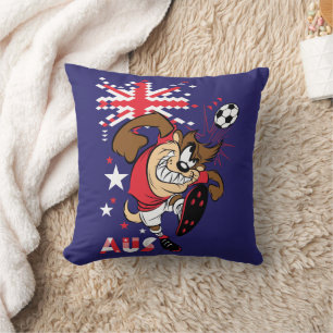 TAZ™ Team Australia Soccer Graphic Throw Pillow