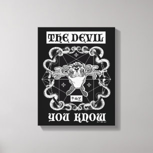 TAZ™ The Devil You Know Canvas Print