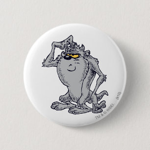 TAZ™ Thinking Artistic Design 2 Inch Round Button