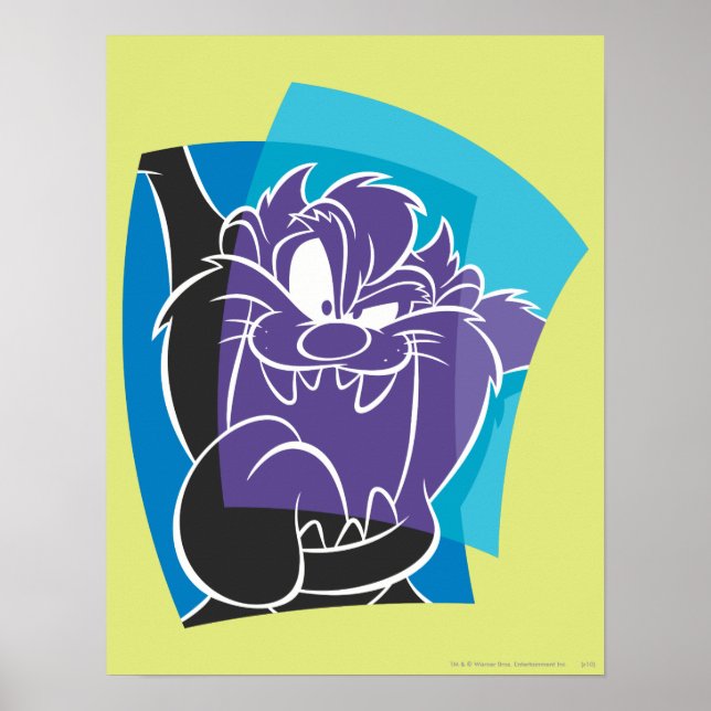 TAZ™ Tongue Out Stylized Poster (Front)