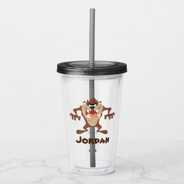 TAZ™ Toothy Grin Acrylic Tumbler (Front)