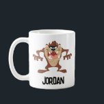TAZ™ Toothy Grin | Add Your Name Coffee Mug<br><div class="desc">Taz character art</div>