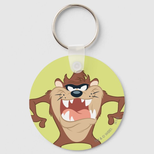 TAZ™ Toothy Grin Keychain (Front)