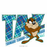 TAZ™ Tornado Terror Plaid Standing Photo Sculpture<br><div class="desc">LOONEY TUNES™ | Check out this TAZ™ Tornado Terror Plaid artwork! Click the customize button to begin personalizing your very own LOONEY TUNES™ merchandise!</div>