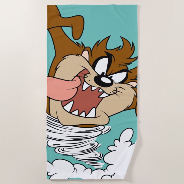 TAZ™ Whirling Tornado Beach Towel (Front)