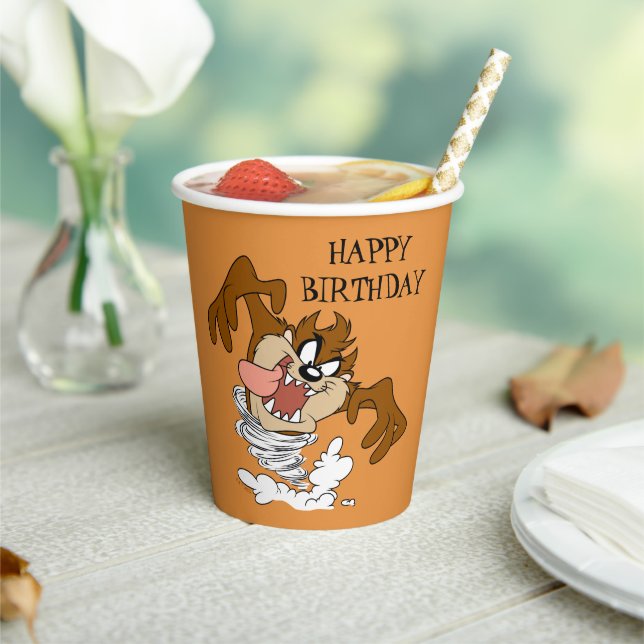 TAZ™ Whirling Tornado Paper Cups (Insitu)