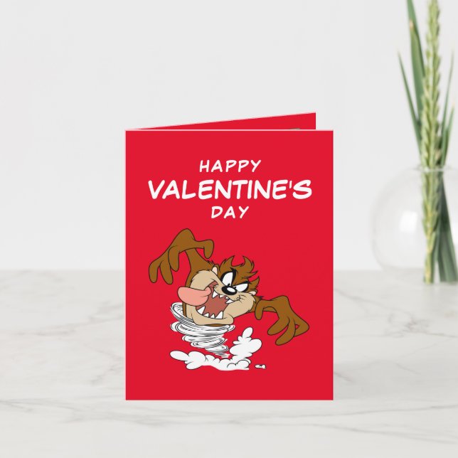 TAZ™ Whirling Tornado | Valentine's Day Card (Front)