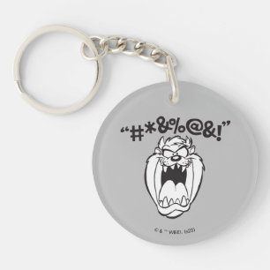 TAZ™ Yelling Expletives Keychain