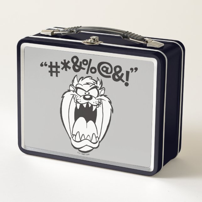 TAZ™ Yelling Expletives Metal Lunch Box (Front)