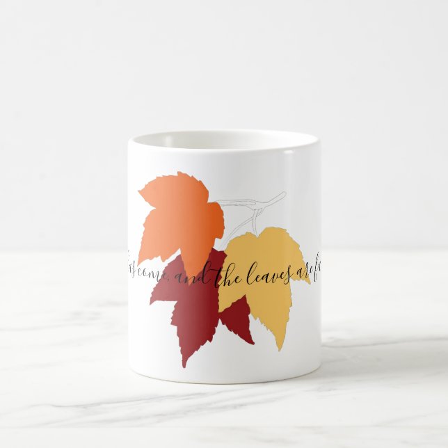 Taza "Autumn maple". Coffee Mug (Center)