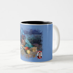 Taza Bicolor Bodegón a espátula Two-Tone Coffee Mug