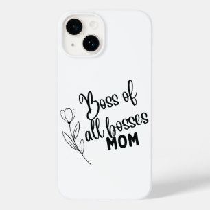 Taza Bicolor Boss of All Bosses Mom – Bold Typogra Case-Mate iPhone 14 Case