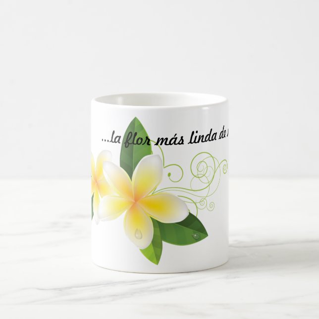 Taza blanca brillante coffee mug (Center)