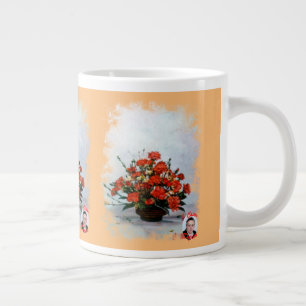 Taza de Café Gigante Bodegón de flores Large Coffee Mug