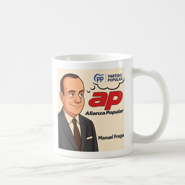 Taza de Manuel Fraga Coffee Mug (Right)