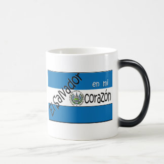 Taza El Salvador con bandera MUG