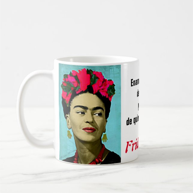 Taza Frida Kahlo (1) Coffee Mug (Left)