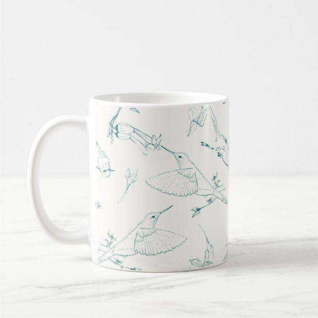 Taza Hummingbirds Coffee Mug (Left)