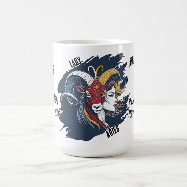 Taza Lady Aries - Coffee Mug Horoscope Woman (Center)