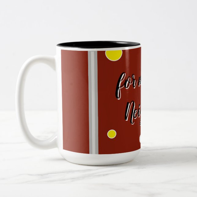 Taza o cup for coffee, tea or other hot drinks (Left)