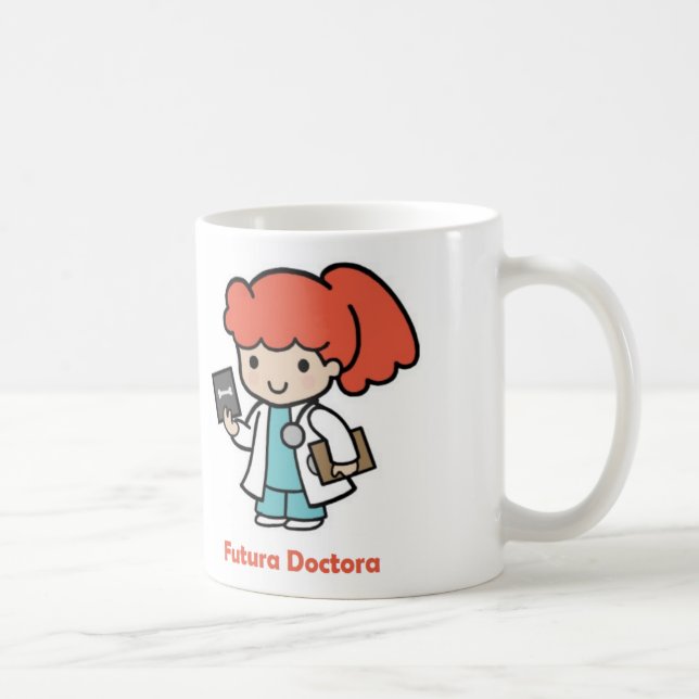 Taza of a future doctor coffee mug (Right)
