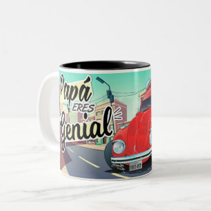 Taza Papa You Are Great Vocho - Two-Tone Coffee Mug