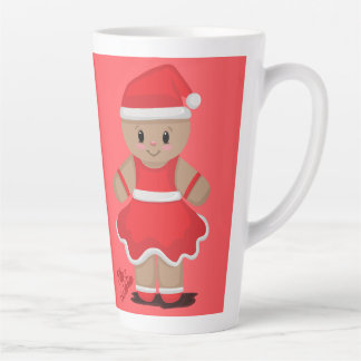 Taza para café latte con muñeco de gengibre mug