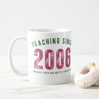 Taza para profesor | Teaching Since 2006 Coffee Mug