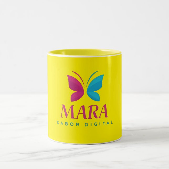 Taza regalo con diseño creativo Two-Tone coffee mug (Center)