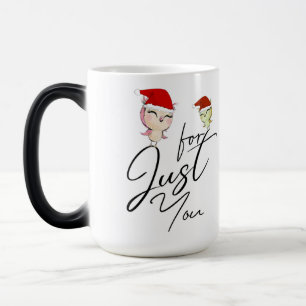Taza solo para ti con búhos hermosas magic mug