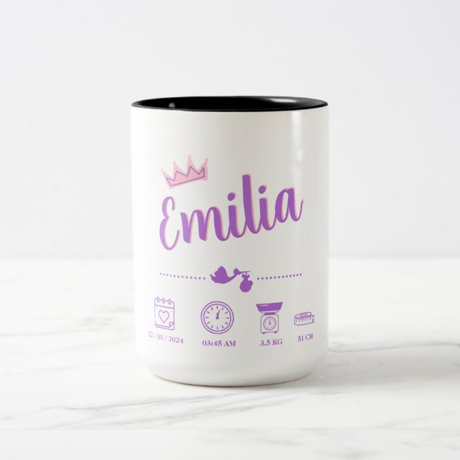 Taza Two-Tone Coffee Mug (Center)