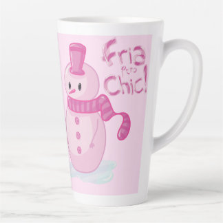 Tazas para café latte con muñeco de nieve latte mug