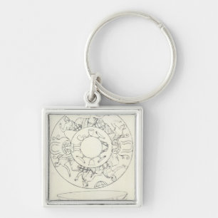Tazza found at Tarquinia Keychain