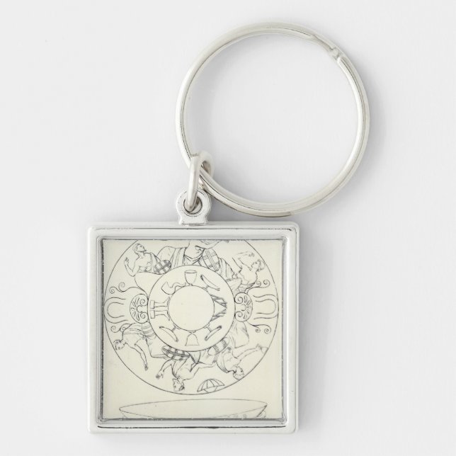Tazza found at Tarquinia Keychain (Front)