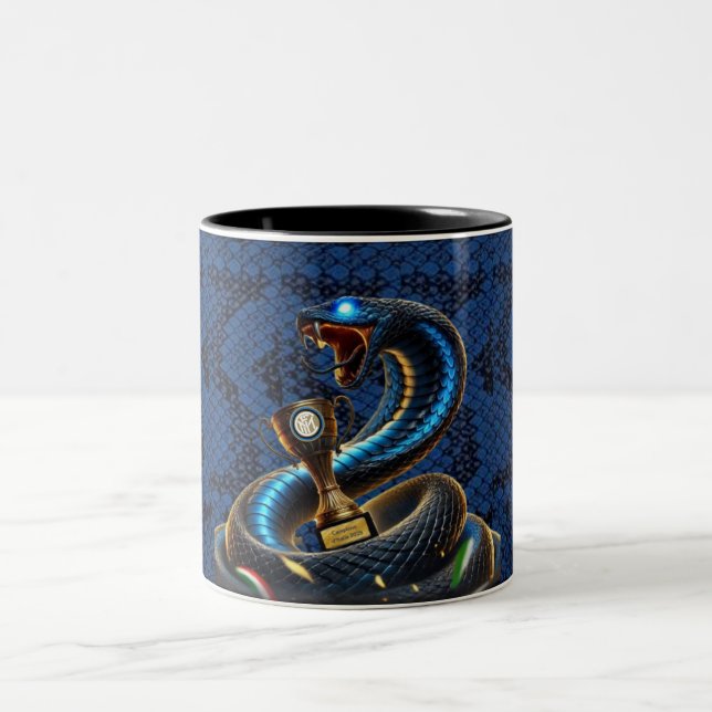 Tazza Inter calcio  Two-Tone Coffee Mug (Center)