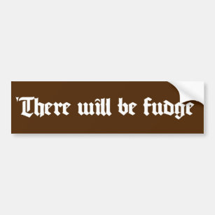 TB fudge Bumper Sticker