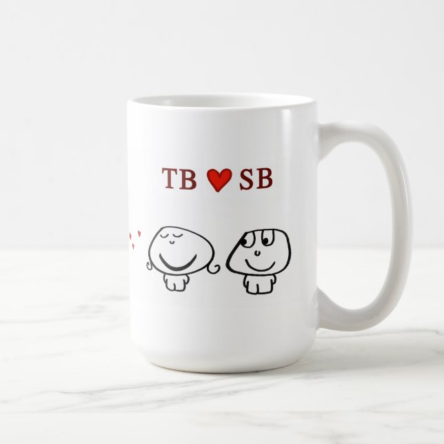 "TB heart SB" Coffee Mug (Right)
