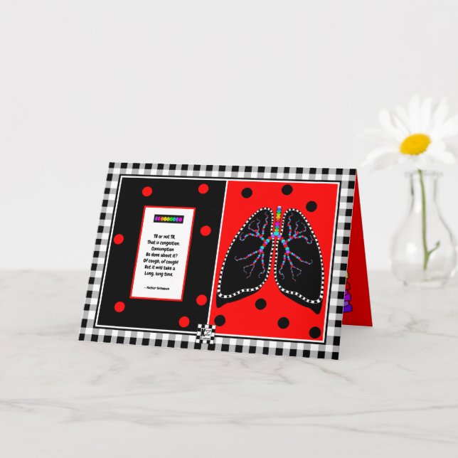 TB Or Not TB greeting card (Small Plant)