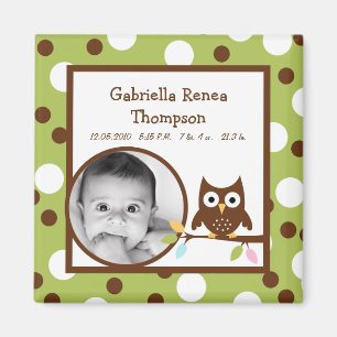 {TBA} 2"x2" Forest Friend Announcement Magnet