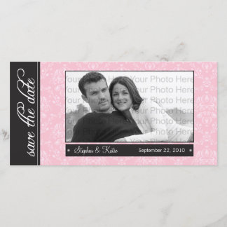 {TBA} 8x4" Baroque Pink Save the Date Announcement