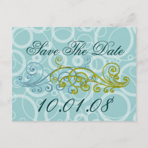 TBA AWARD Winner- Save The Date Announcement Postcard