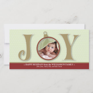 {TBA} Carte Photographique Personnalisée de Joie d