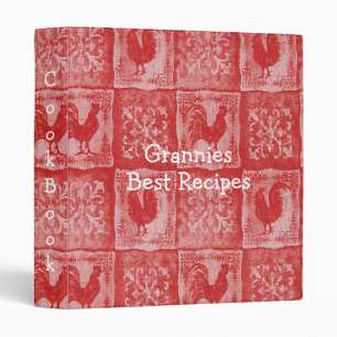 TBA French Country Grannies Old Kitchen Tablecloth Binder