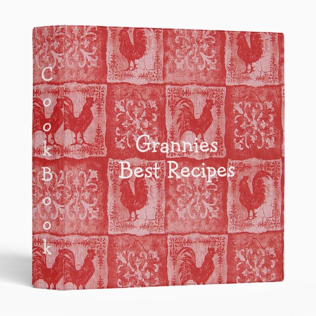 TBA French Country Grannies Old Kitchen Tablecloth Binder (Front/Spine)