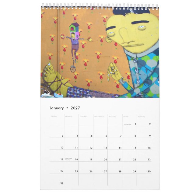 (TBA) STREET art Calendar (Jan 2027)