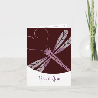 TBA: Stylized DragonFly Thank You Card