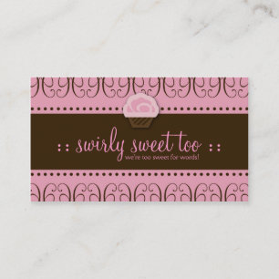 TBA WINNER-SWIRLY SWEET TOO BUSINESS CARD