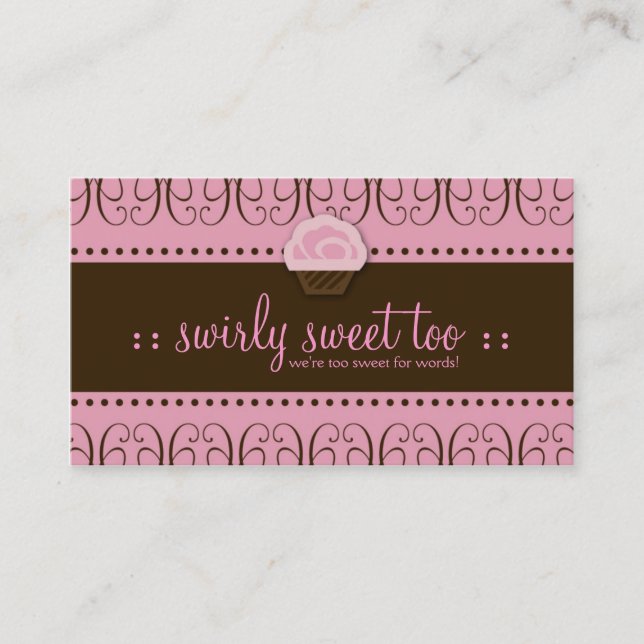 TBA WINNER-SWIRLY SWEET TOO BUSINESS CARD (Front)